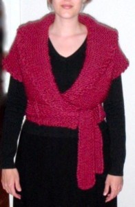 Pyntvirkad omlottväst