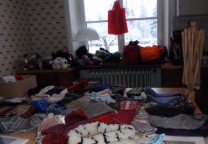 Garner och prover i Hågelby