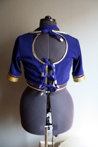 Madame Coco med blå choli Madame Coco med blå choli