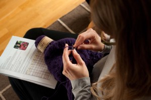 Tephra pullover in the making