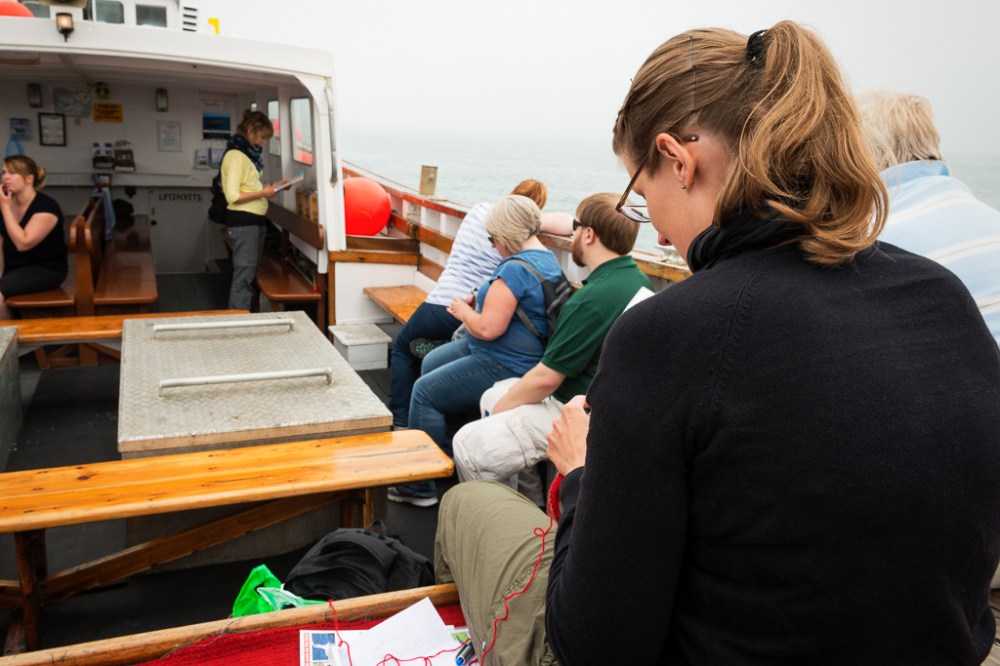 Nyss påbörjad, på väg till Staffa